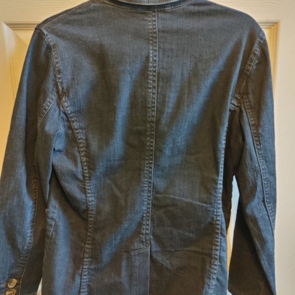 Ladies Liz Claiborne Jean Jacket size Medium - Picture 2 of 5